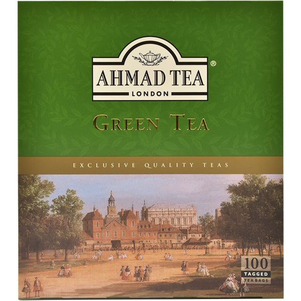 Ahmad Green Tea | 100 Tagged Tea Bags