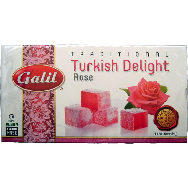 Galil Lokum Traditional Turkish Delight | Rose - 16 oz.