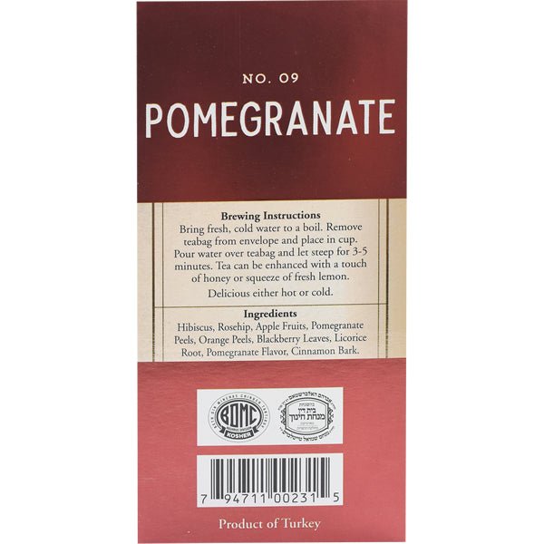Galil Pomegranate Herbal Tea | 20 Tea Bags - 1.41 oz.