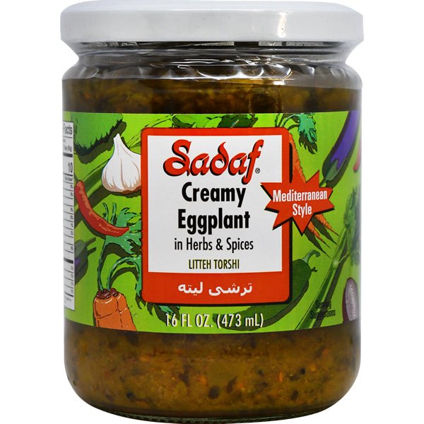 Sadaf Creamy Eggplant | Litteh Torshi - 16 fl oz