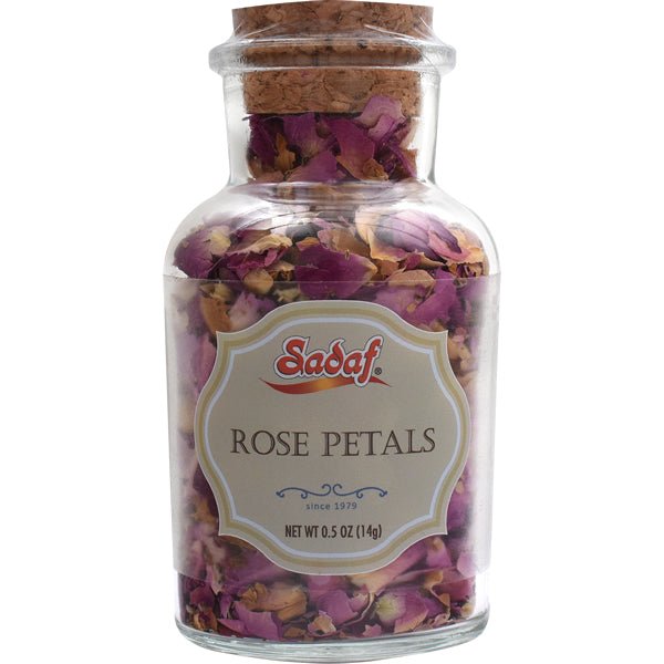 Sadaf Premium Rose Petals | Glass Jar - 0.5 oz