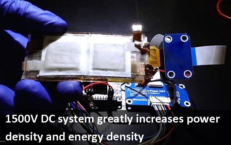 1500V DC system greatly increases power density and energy density