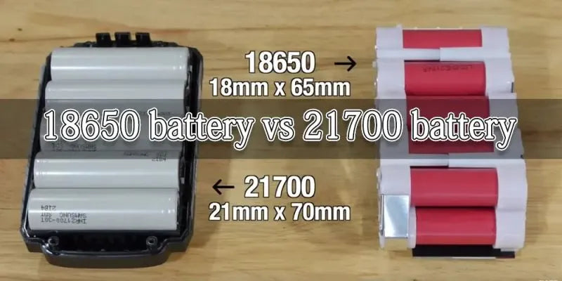 18650 battery vs 21700 battery