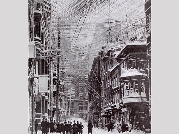 1890 New York City grid distribution
