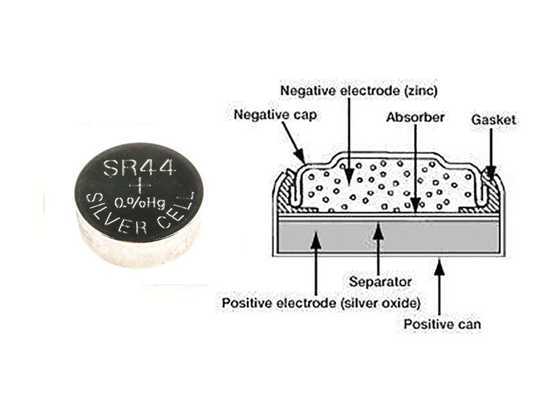 Silver oxide button battery