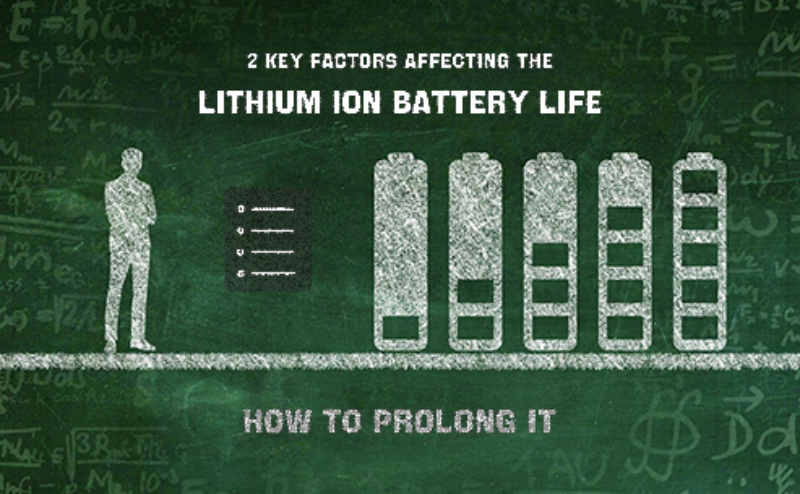 2 key factors affecting the lithium ion battery life - how to prolong lithium battery cycle life