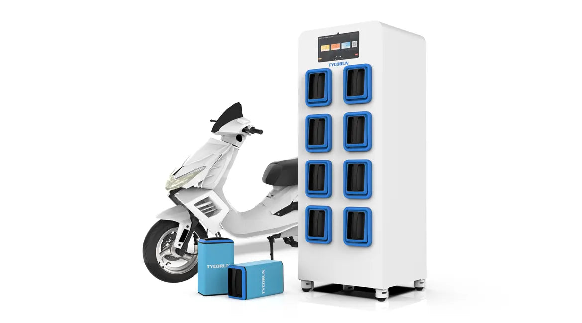 TYCORUN 8-slot Intelligent battery swapping cabinet