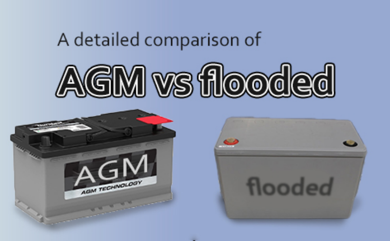 A detailed comparison of AGM vs flooded battery - difference between the two.webp