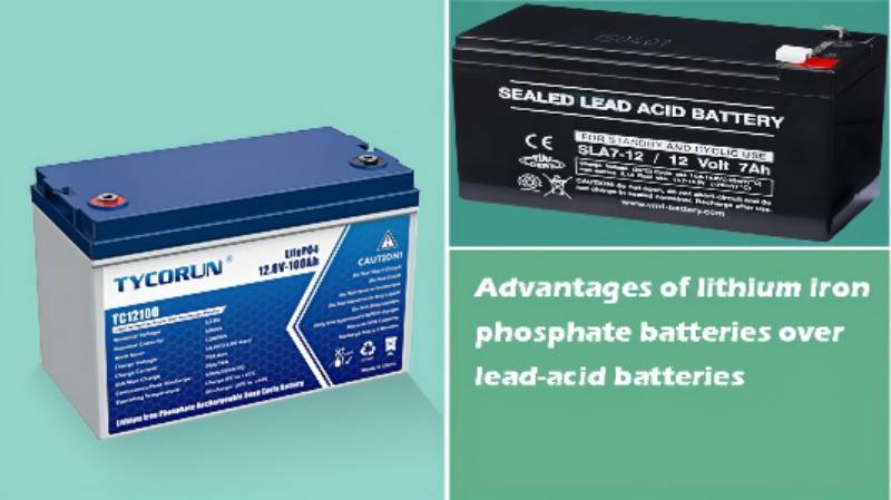 Advantages of lithium iron phosphate batteries over lead-acid batteries