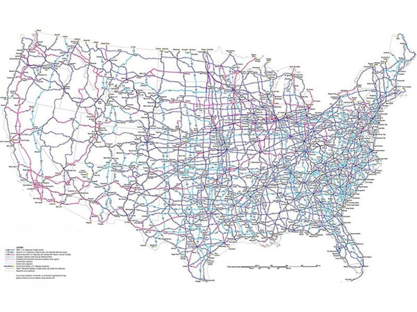 America's dense road network