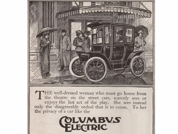 An advertisement for Rick Electric Vehicles