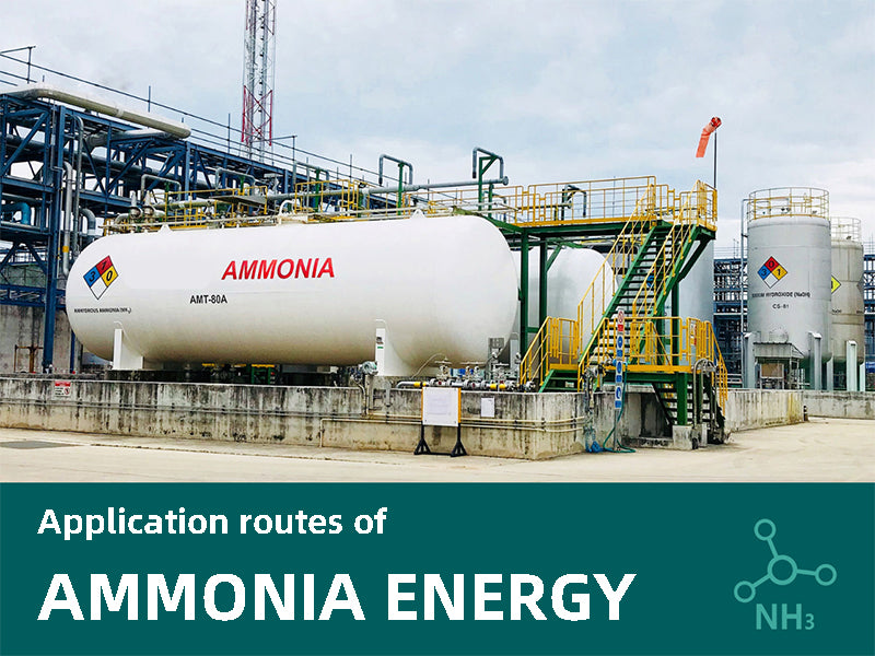 Application routes of ammonia energy
