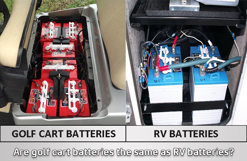 Are golf cart batteries the same as RV batteries