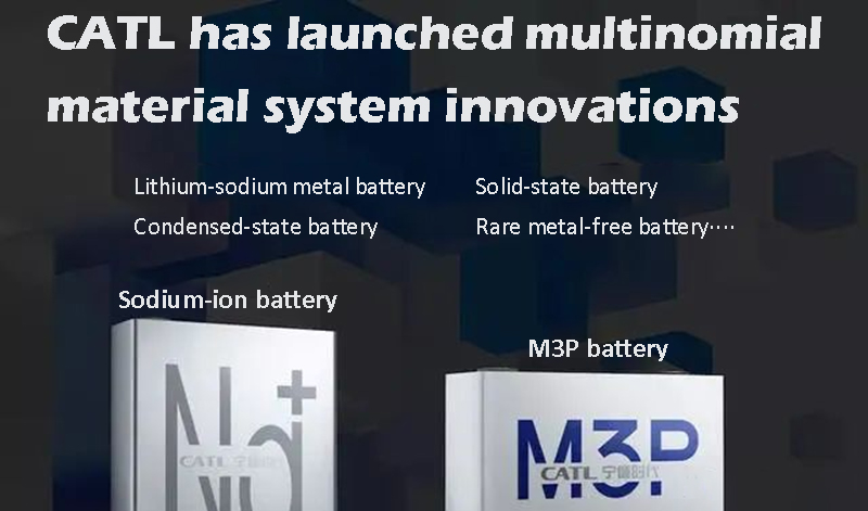 CATL has launched multinomial material system innovations