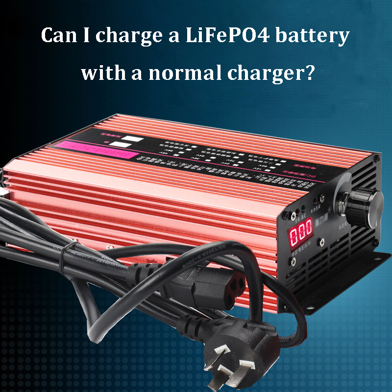 Can I charge a LiFePO4 battery with a normal charger