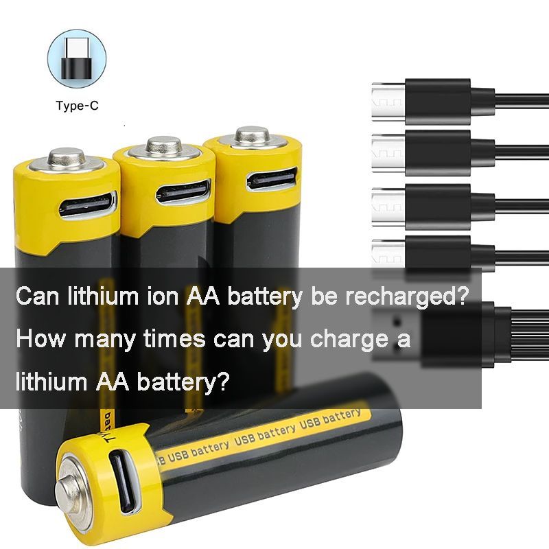 Can lithium ion AA battery be rechargedHow many times can you charge a lithium AA battery