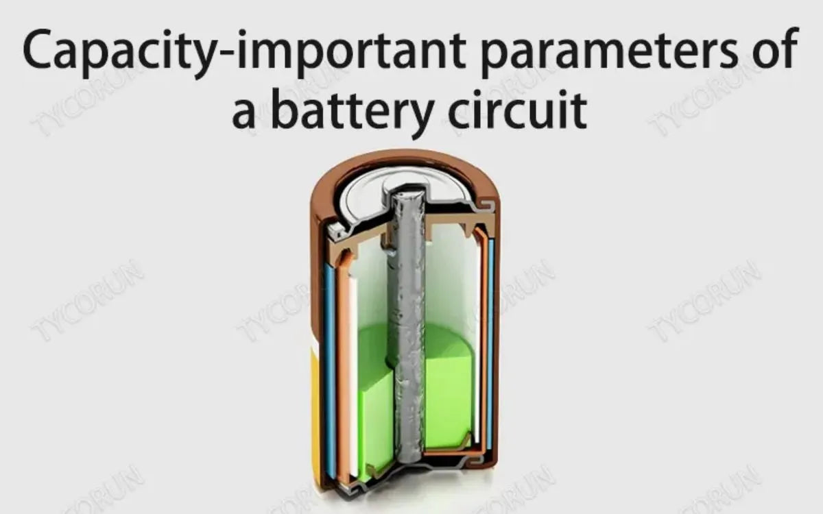 Capacity-important parameters of a battery circuit