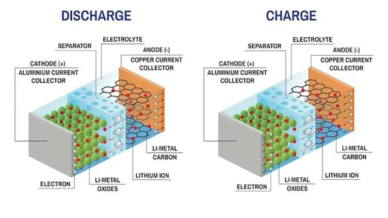 Carbon anode lithium ion battery