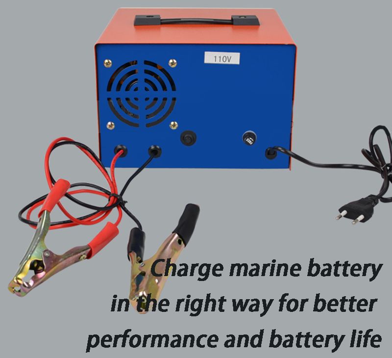 Charge marine battery in the right way for better performance and battery life