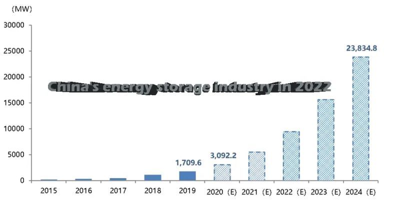 China's energy storage industry in 2022
