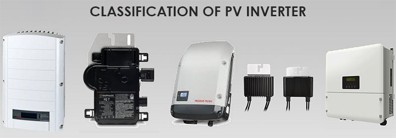 Classification of PV inverter