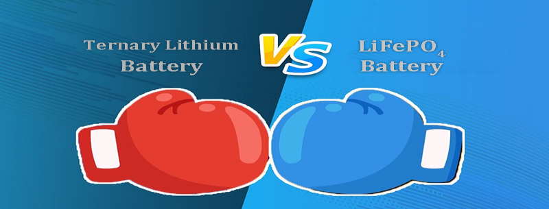 Comparison of ternary lithium battery and LiFePO4 Battery