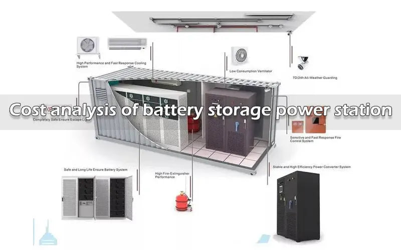 Cost analysis of battery storage power station