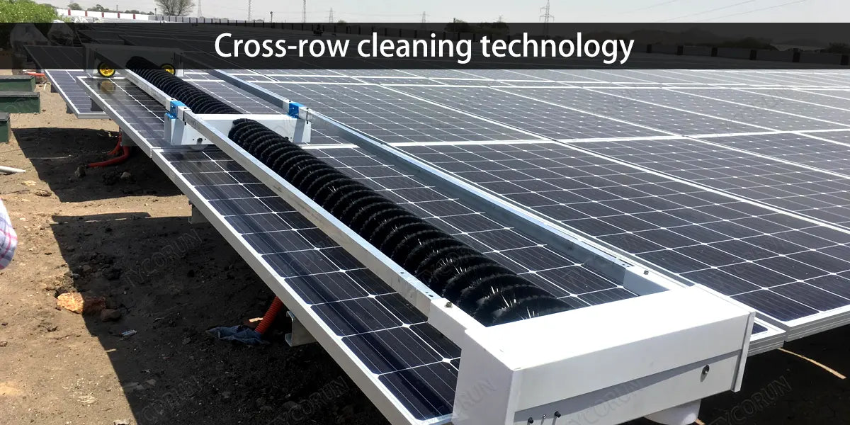 Cross-row-cleaning-technology