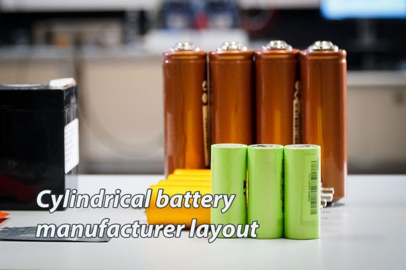 Cylindrical battery manufacturer layout