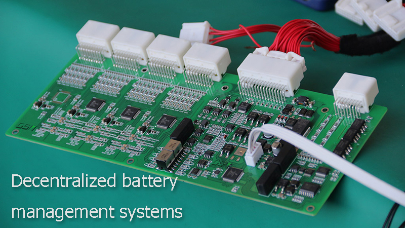 Decentralized battery management systems