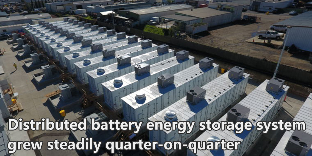 Distributed battery energy storage system grew steadily quarter-on-quarter