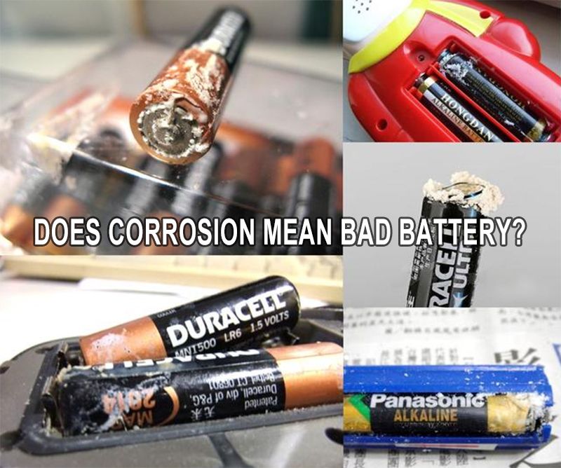 Does corrosion mean bad battery