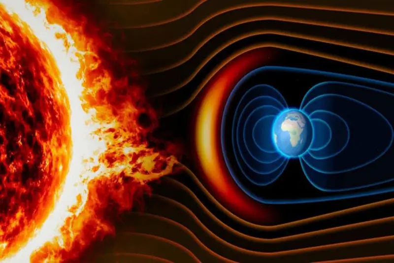 Earth magnetic field is a protectice sheield