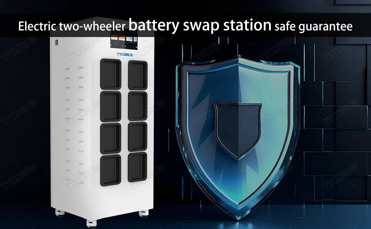 Electric two-wheeler battery swap station safe guarantee
