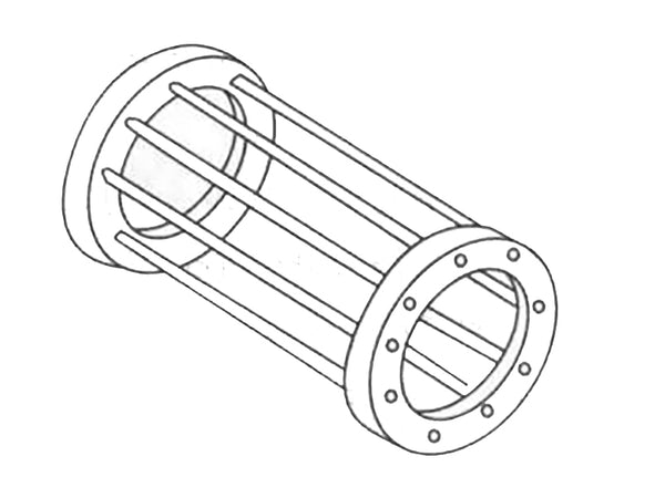 Structure of the rotor winding of a squirrel-cage induction motor