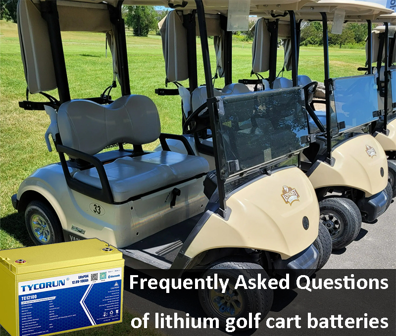 Frequently Asked Questions of lithium golf cart batteries