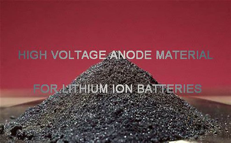 High voltage anode material for lithium batteries