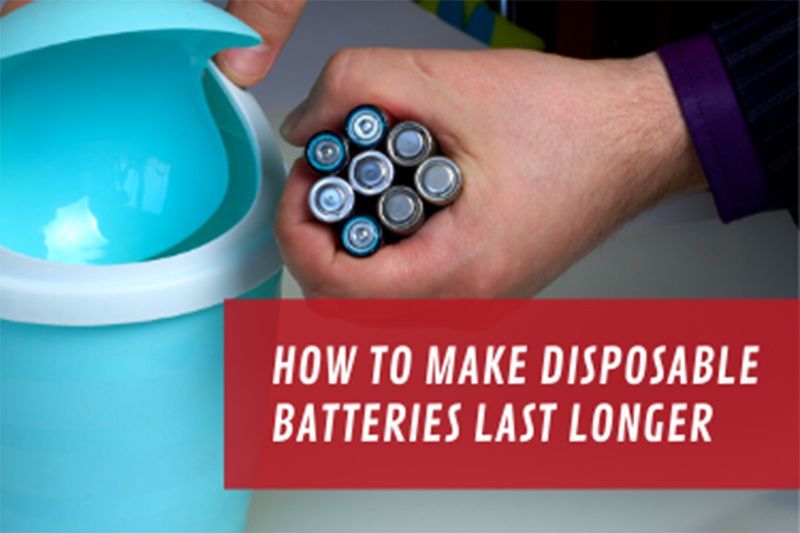 How can I make my lithium ion AA battery last longer