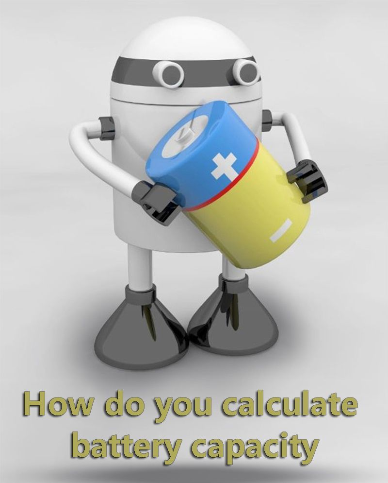 How do you calculate battery capacity