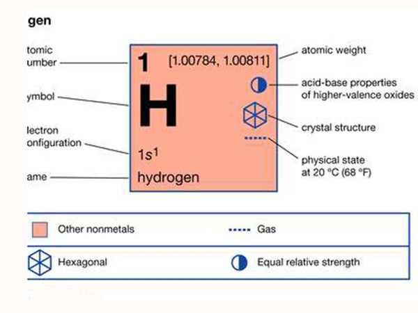 Hydrogen has special functions