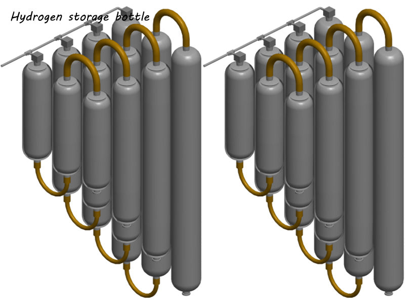 Hydrogen storage bottle