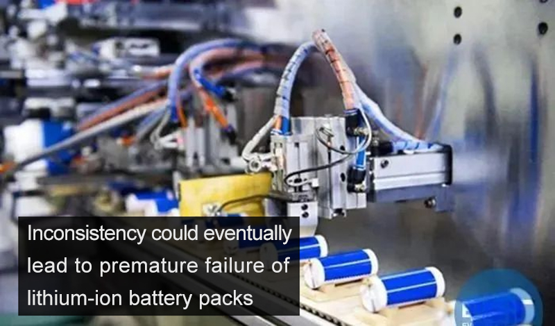 Inconsistency could eventually lead to premature failure of lithium-ion battery packs