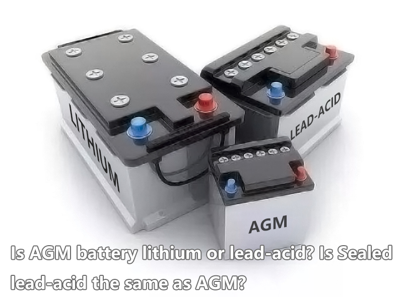 Is AGM battery lithium or lead-acid Is Sealed lead-acid the same as AGM