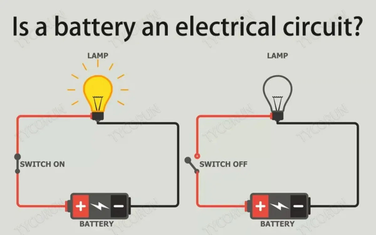 Is a battery an electrical circuit