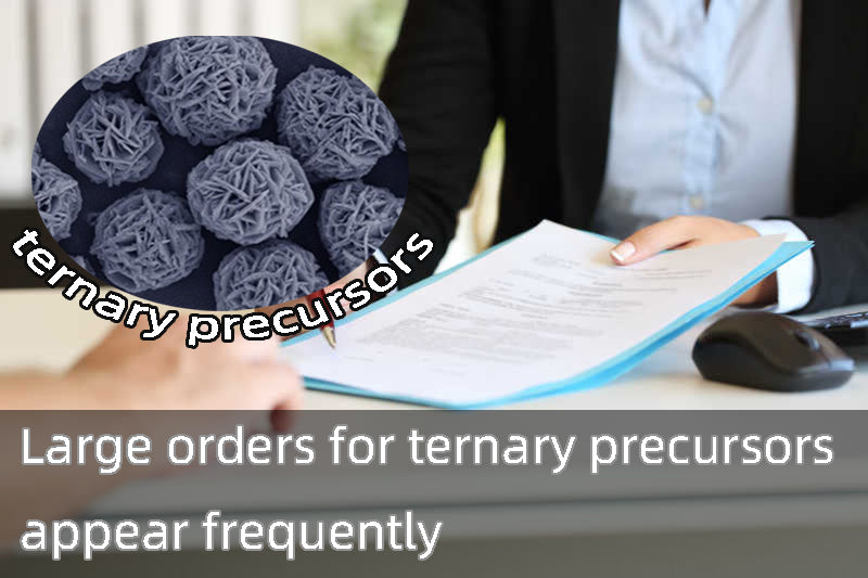 Large orders for ternary precursors appear frequently