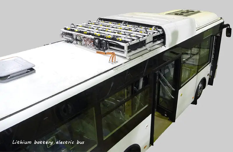 Lithium battery electric bus