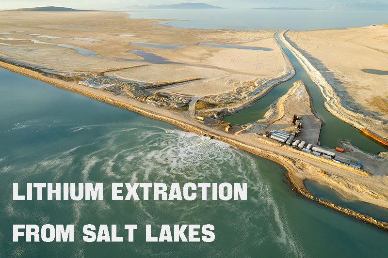 Lithium extraction from salt lakes