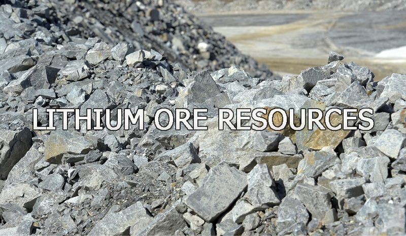 Lithium ore resources