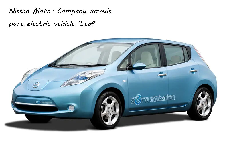 Nissan Motor Company unveils pure electric vehicle 'Leaf'