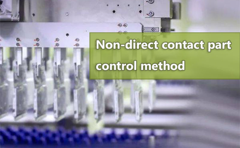 Non-direct contact part control method